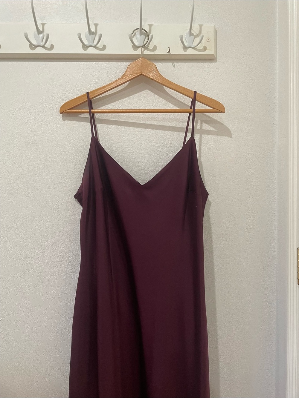 Dynamite Strapless-Style Slip Dress in Plum